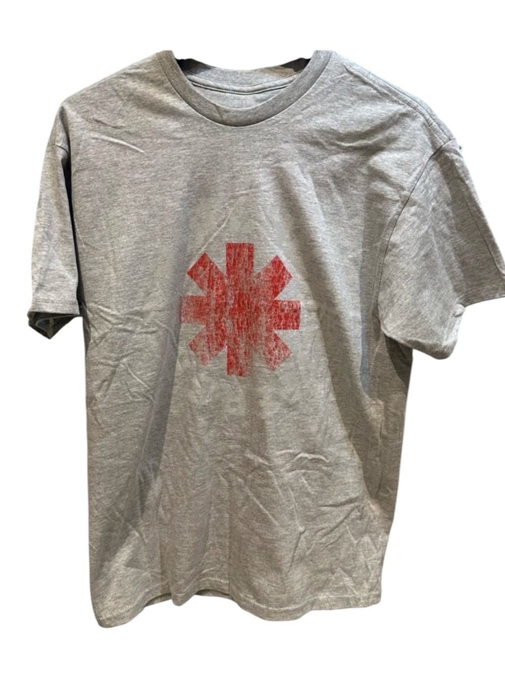 Red Hot Chili Peppers Branded Heather Gray Band Tee Graphic Tee Size Medium NWOT